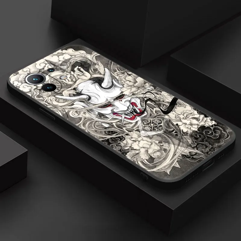 Samurai Hannya Mask Ghost Phone Case Cover
