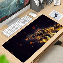 

Game CSGO Gaming Mousepad DOTA LOGO XXL Large Mouse Pad Locking Edge Rubber Laptop Computer Gamer Play keyboard Mouse Mats Pad