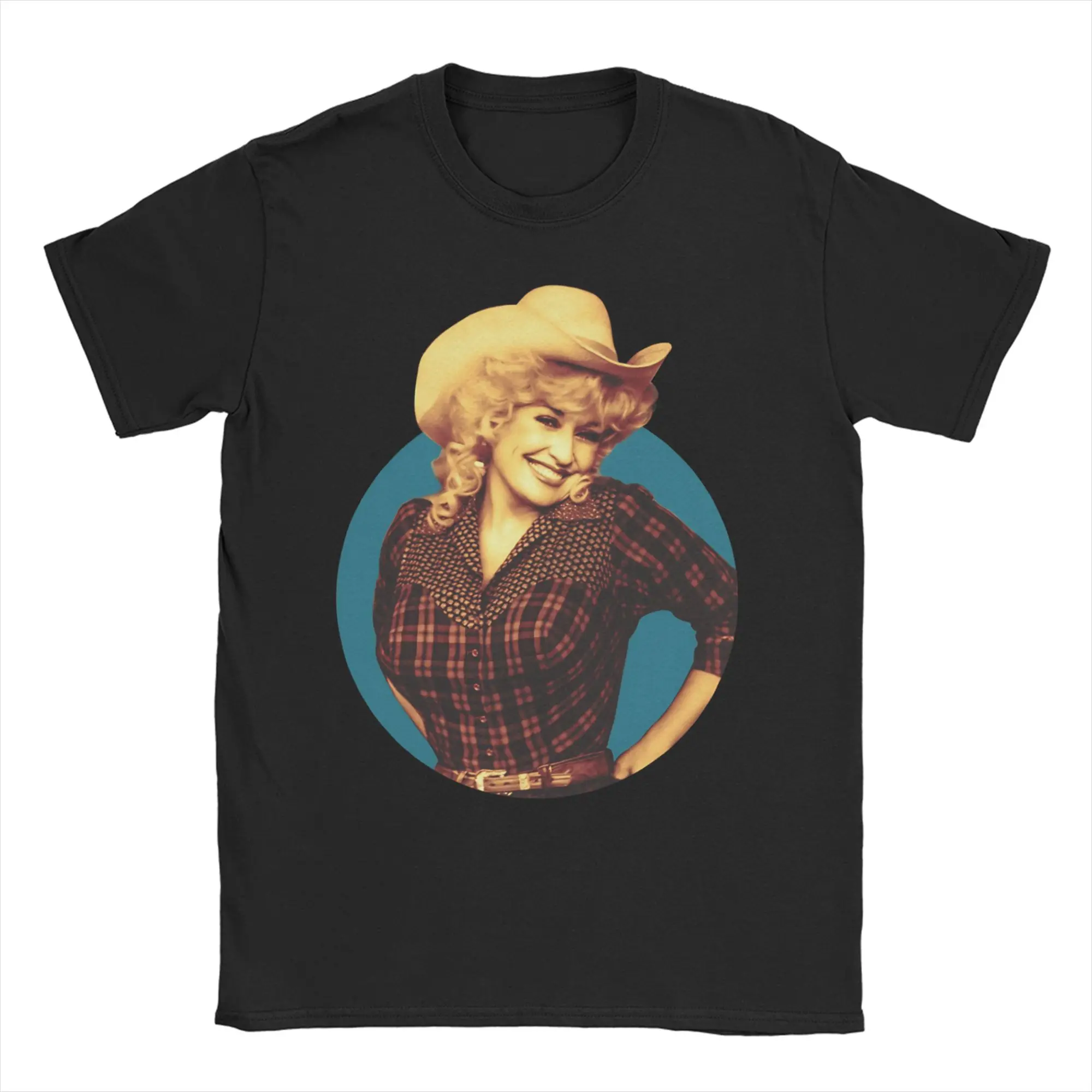 Dolly Parton Sängerin T-Shirt für Männer und Frauen, reine Baumwolle, lustige T-Shirts, Rundhals-T-Shirt, Kurzarm, Kleidung, Geschenkidee