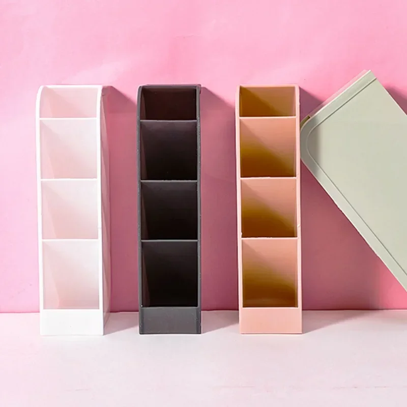 Desk Organizer for Pens Storage Brush Stand Desk Pencil Holder for Office Makeup Storage Box Kawaii Stationery School Supplies 4
