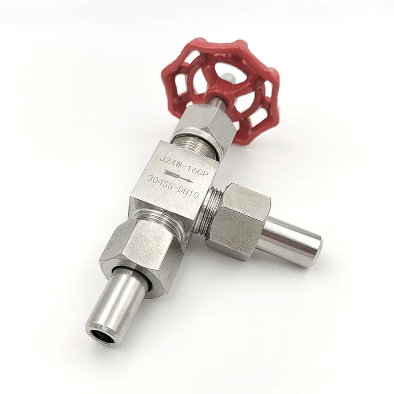 Stainless Steel 304 Welded Angle Needle Valve J24W160P High Pressure