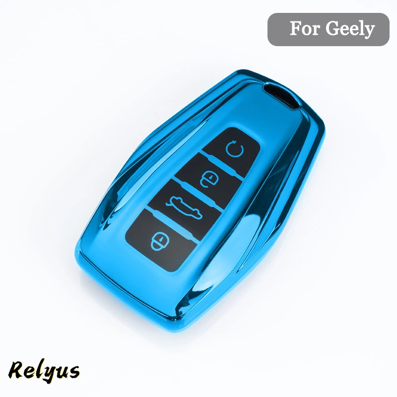 

Мягкий чехол для автомобильного ключа из ТПУ, чехол для Geely Coolray X6 Emgrand Global Hawk GX7, защитный чехол для ключа, аксессуары для интерьера автомобиля