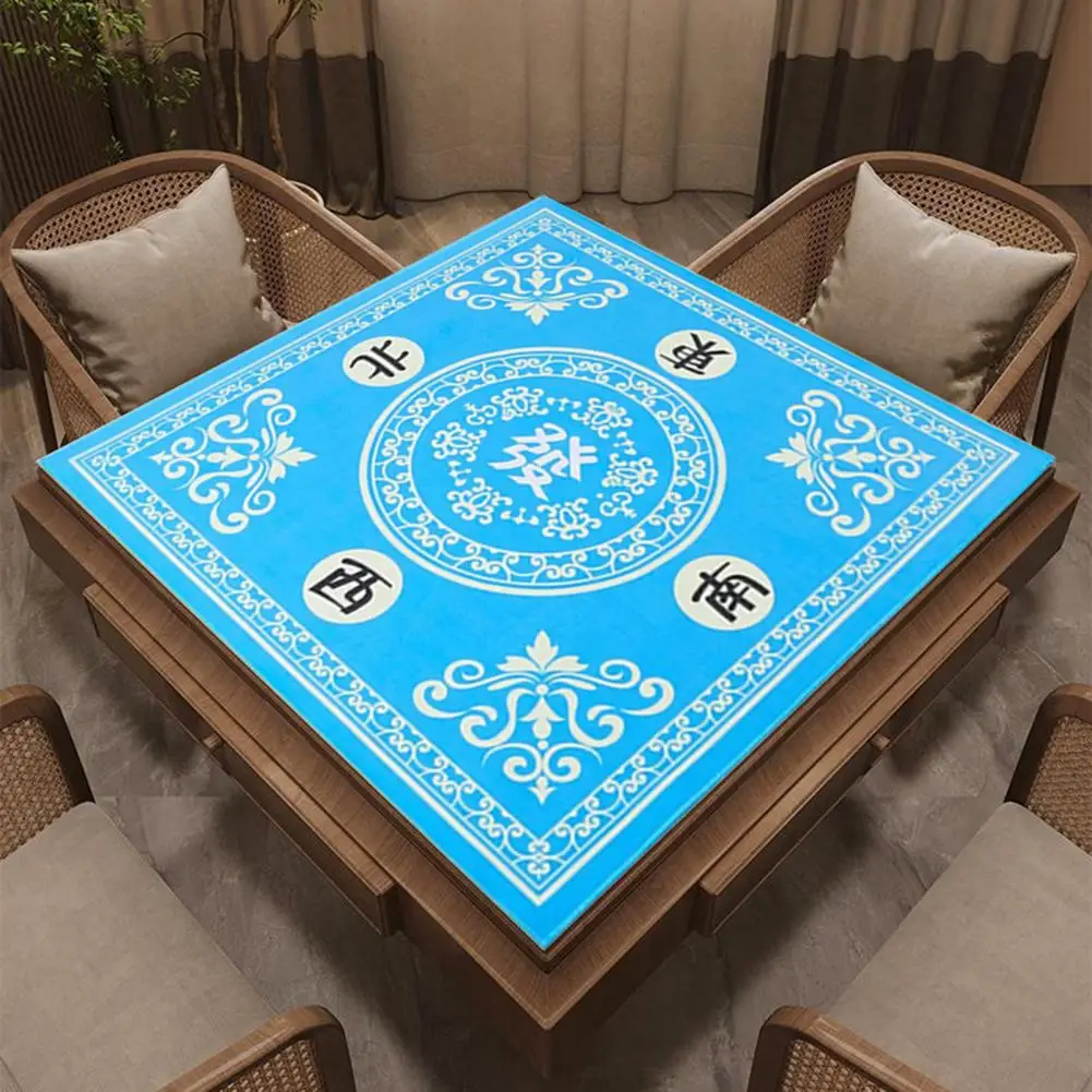 Anti-slip Gaming Mat Foldable Anti-slip Mahjong Table Mat for Board Games Decoration Noise Reduction Mahjongg Mat for Mahjong 5