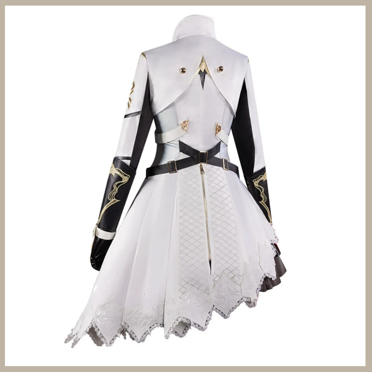 Fantasy Combat Coat Skirt Cosplay Costume