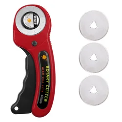 Ergonomic 45mm Rotary Cutter Set (Red Set)
