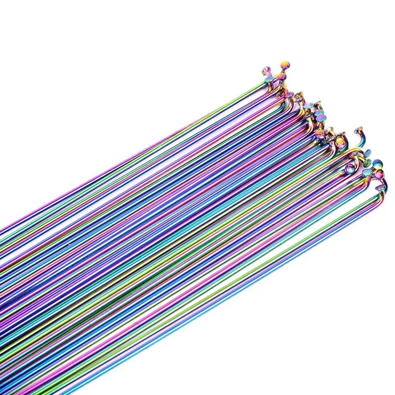 Bicycle Spokes Bicycle Spoke Wire Rainbow 26 27.5 29 Inch Mountain / Road Bike 304 Stainless Steel 14G 259/261/271/273/291/293MM Raios Rays