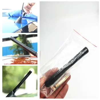 Antenna per auto Radio in fibra di carbonio WRC per Mitsubishi Lancer EX ASX GT RAR Outlander Evolution Pajero Eclipse Grandis