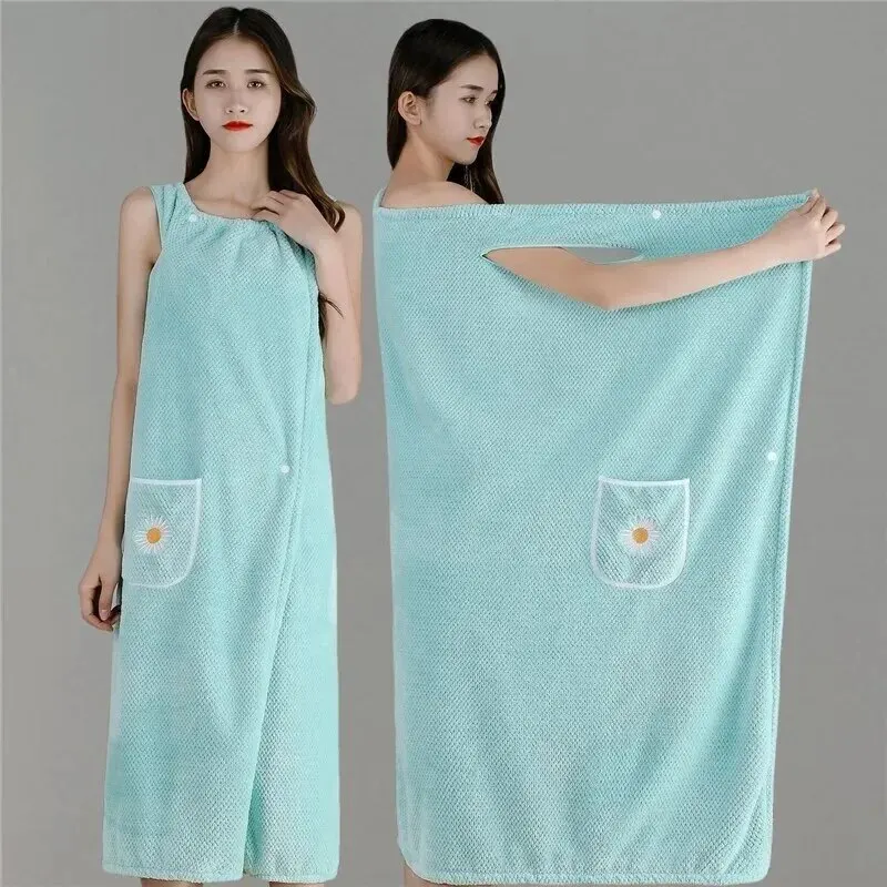 Extra-Large-Size-Bath-Towel-Women-Home-Use-Wearable-Non-Cotton-Bathrobe ...