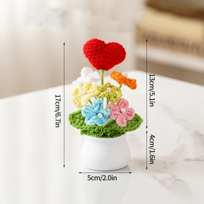 Sunflower Crochet Artistry: Handcrafted Artificial Flowers for Elegant Decor & Gifts