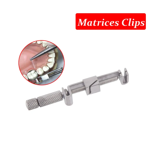 Stainless Steel Dental Universal Tofflemire Matritzen Spanner Matrix Retainer Bands Clip Holder Dental Instrument