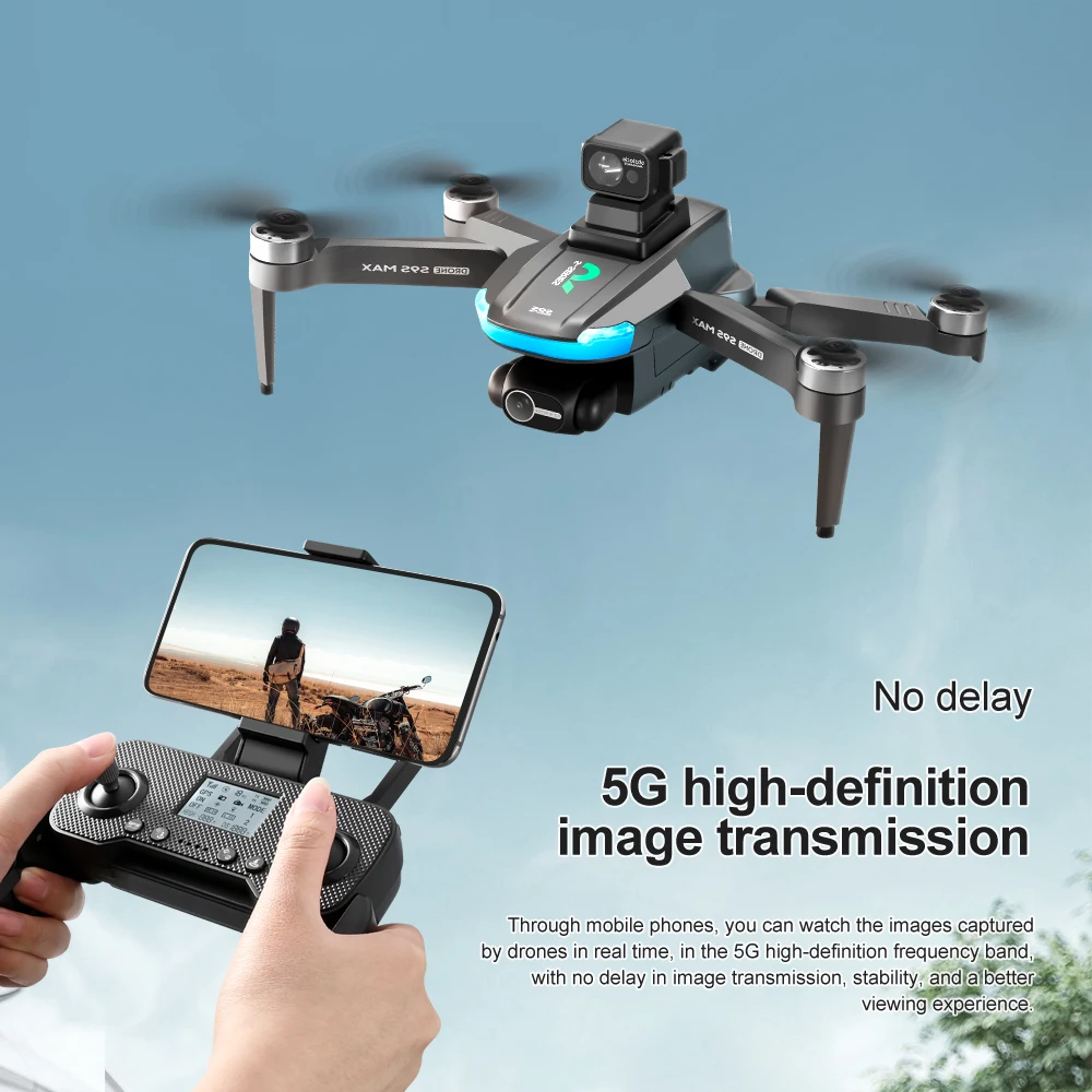2024 S9S 드론 360 ° 레이저 장애물 회피 브러시리스 모터, 4K 고화질 듀얼 카메라 GPS, 전문 드론으로 복귀
