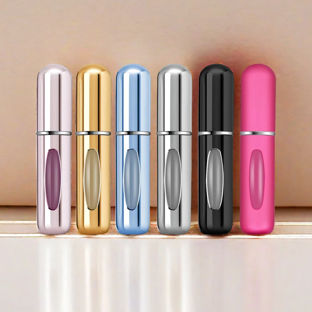 6Pcs Parfüm Nachfüllflasche Pumpe Mini Zerstäuber Nachfüllbare Spray Füllstoff Kapsel Tasche Dispenser Reise Köln Sprayer Auslaufsicher – Detail 1
