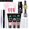 Popular Nail Art Crystal Extension Gel Nail Extension Tool Set Light Therapy Glue Mini Nail Light Nail Trimming Tools Wholesale 1