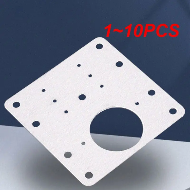 1~10PCS Cabinet Hinge Repair Plate Kit Hinges Repair Cupboard Door Hinge Mounting Fixing Plates With Screws Furniture Hardware