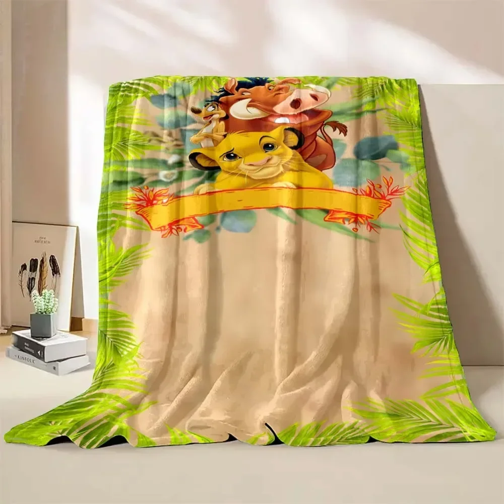 Disney Simba Lion King Nap Blanket Four Seson Soft Flannel Plush Blanket Fluffy Baby Kids Cartoon Throw Sofa Bedroom Kid Gift 5
