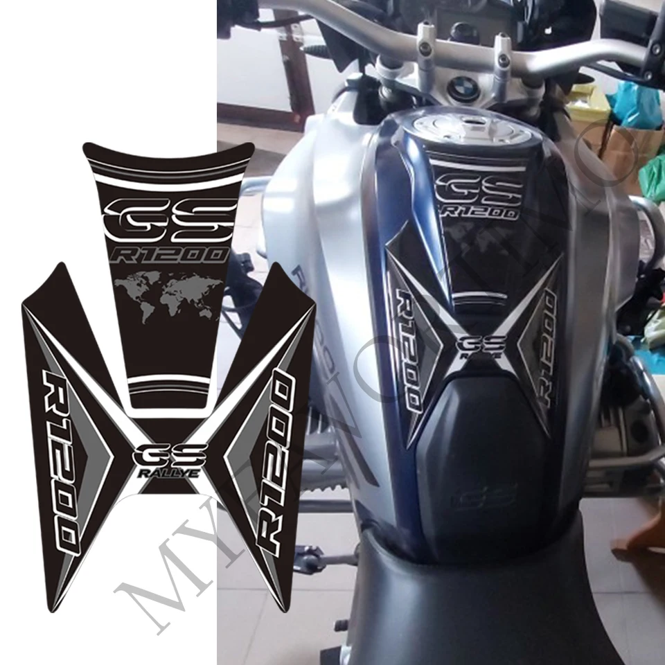 Frosting Decal Fuel Tank Pad Sticker — Anti-Scratch Protection For BMW R1200GS 2018 & R1250GS 2017-2023