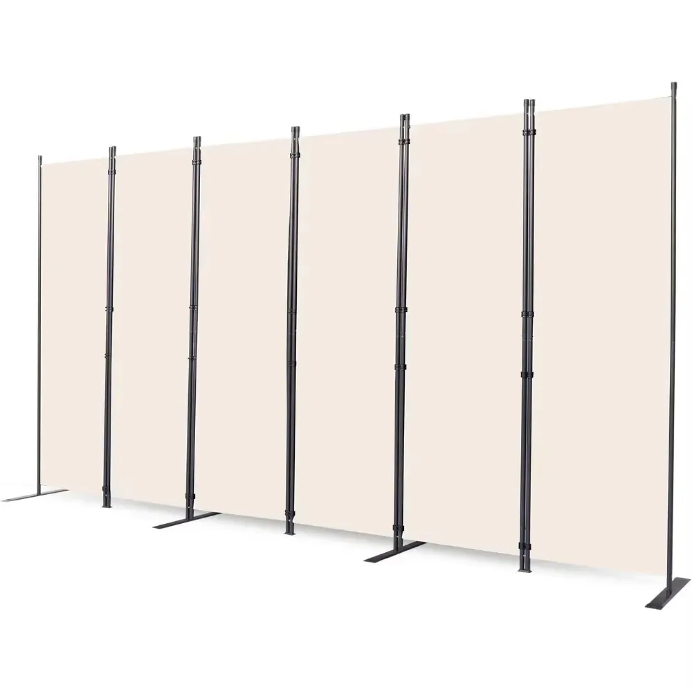 Room Divider 6 Panel Folding Privacy Screens With Wider Support Feet Partition Separator Home Decor Garden Room Divider Screen