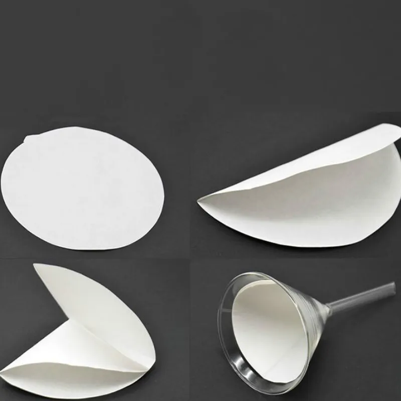 

100pcs/set Medium-speed Qualitative Filter Paper 7cm Circular Laboratory Filter Paper Hole Diameter 10~20 Micron 0.2mm Thickness