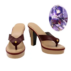 Genshin Impact Yae Miko Shoes Cosplay Women Boots