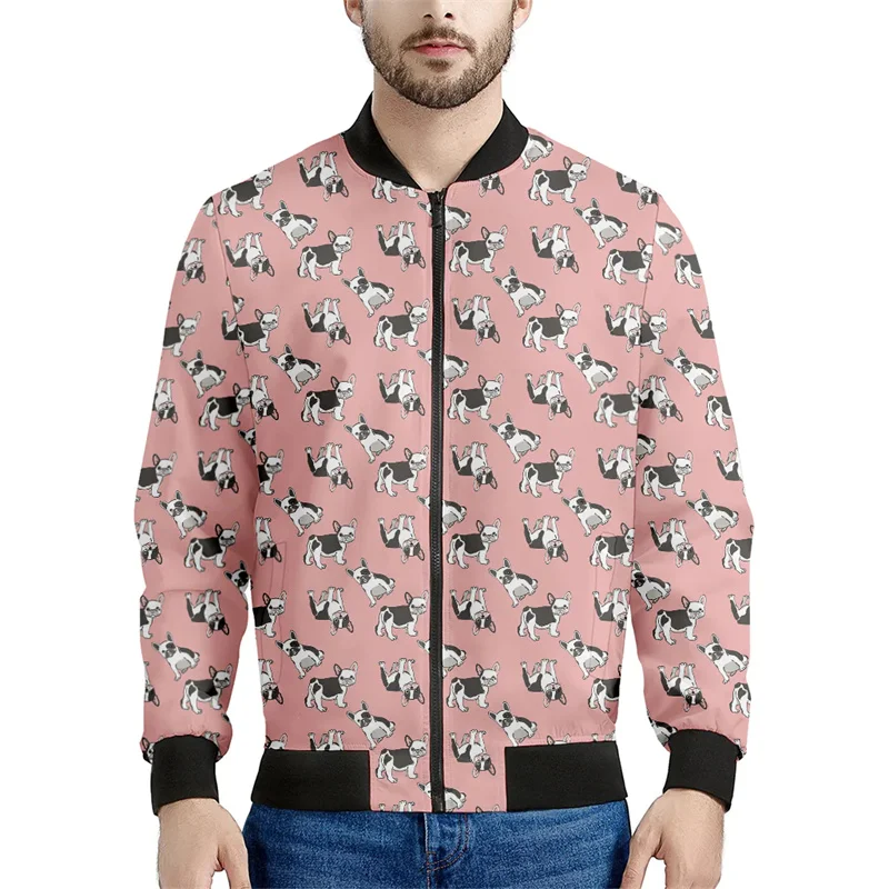 thumbnail image 1 of Adorable chaqueta con cremallera con estampado de cachorro de beagle para hombres y niños, linda sudadera con estampado 3D de animales, chaqueta de calle, abrigo tipo bombardero de manga larga, 1 of 4