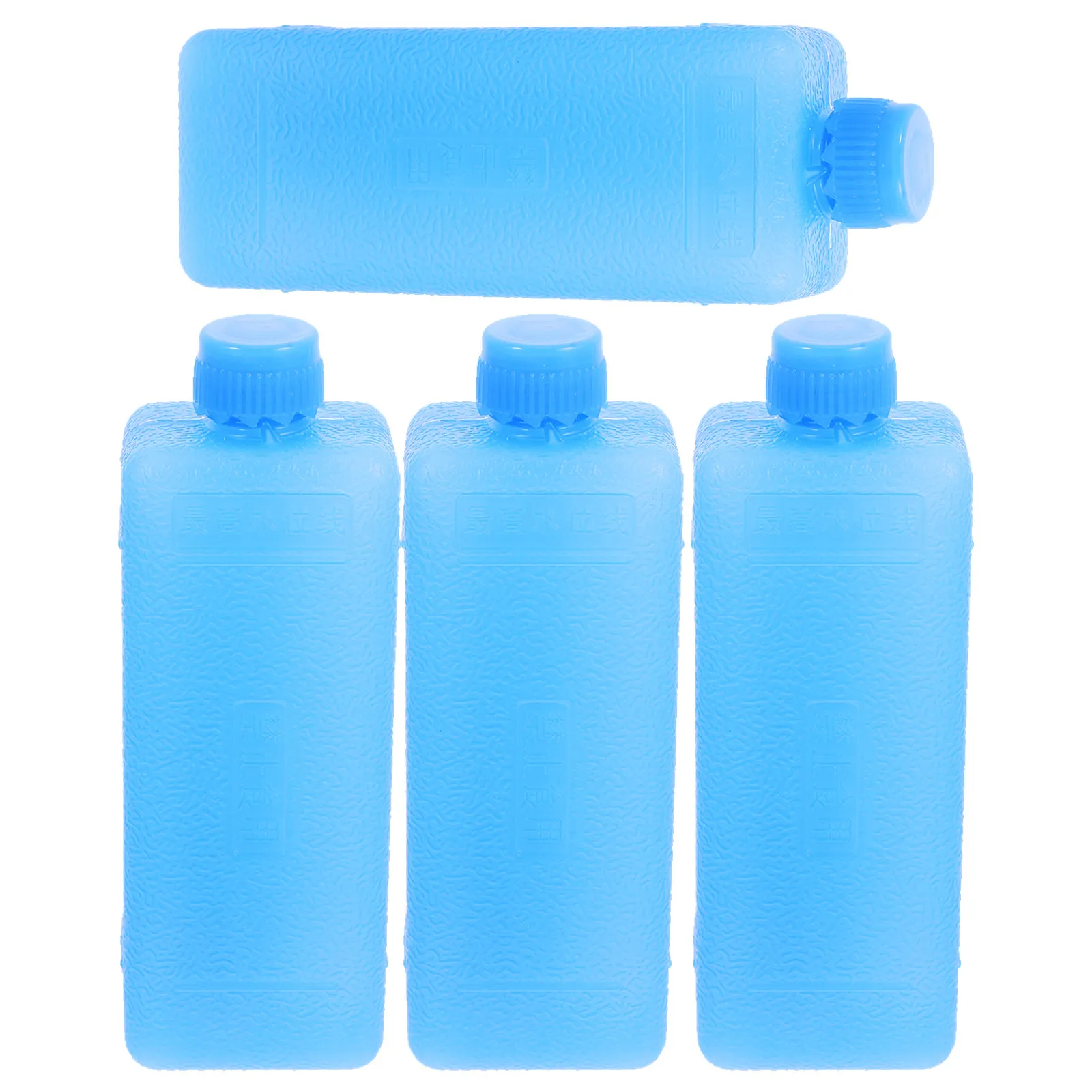 4Pcs 누출 방지 재사용 가능한 아이스 박스 고무 냉동고 팩 식품 과일 야채 운송용 쿨러 컨테이너 아이스 블록