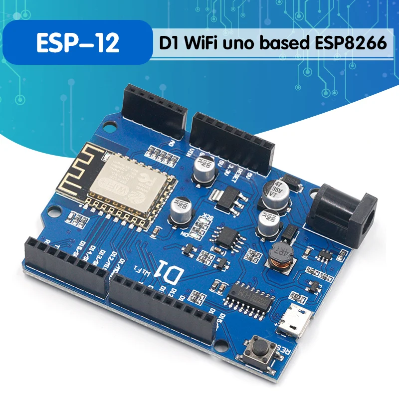 Умная электроника ESP-12F WeMos D1 WiFi uno shield для arduino совместимый с IDE | Электронные