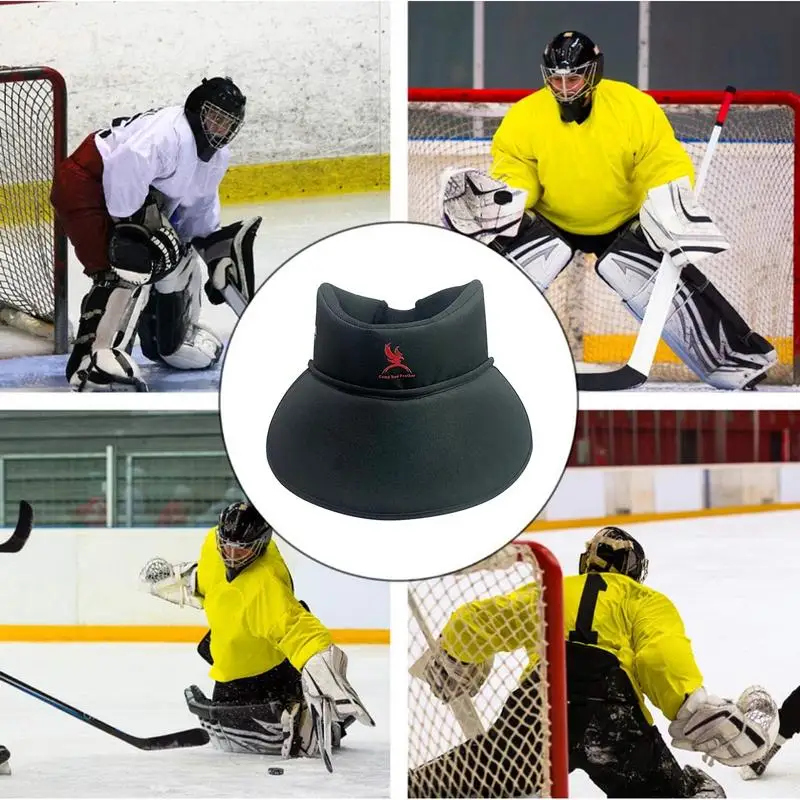 Hockey Neck Guard Ice Hockey Protection Gear Breathable Neck Protector Collar for Senior Men Women Junior Teens