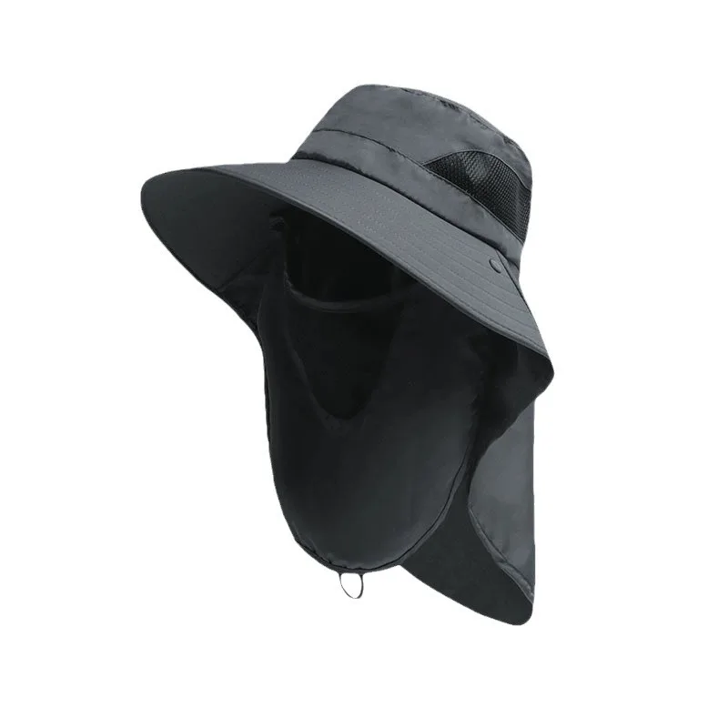 Sun Hats Outdoor Fishing Camping Visors Bucket Neck Flap for Men Women