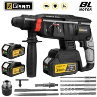 Gisam Brushless Electric Hammer Drill 26MM Multifunctional Cordless Rechargeable Screwdriver Power Tool For Makita 18V Battery 1