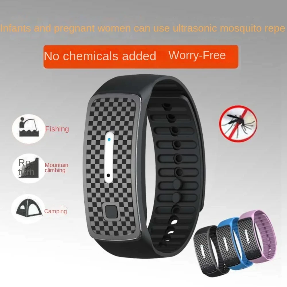 Ultrasonic Mosquito Repellent and Anti-mosquito Smart Bracelet