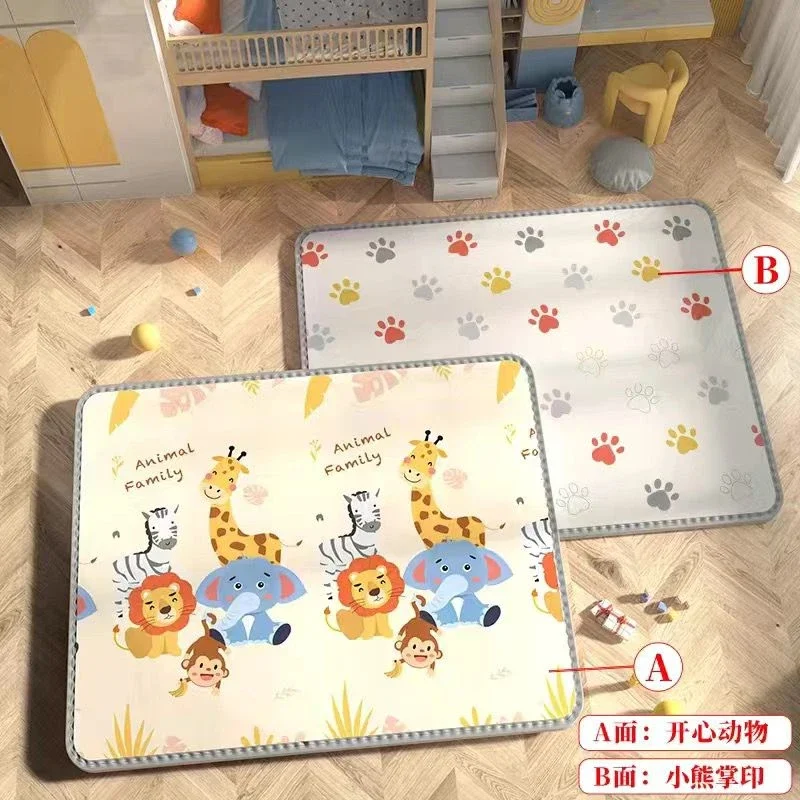 2024 Large Size Play Mat for Children's Safety Mat 1cm EPE Environmentally Friendly Thick Baby Crawling Play Mats Folding Carpet