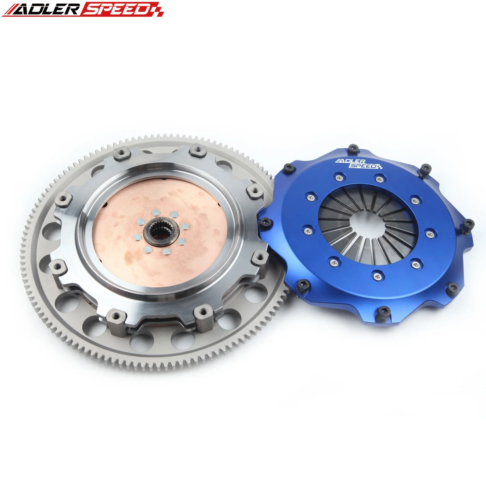 ADLERSPEED 8.5인치 215mm 레이스 클러치 트윈 디스크 (스바루 WRX STI / 레거시 GT 스펙 B 2.5L EJ257 6단 2004-2018년)