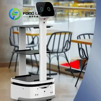 Robot intelligente personalizzato per il servizio del cameriere della reception di benvenuto dell'hotel del robot di consegna del cibo