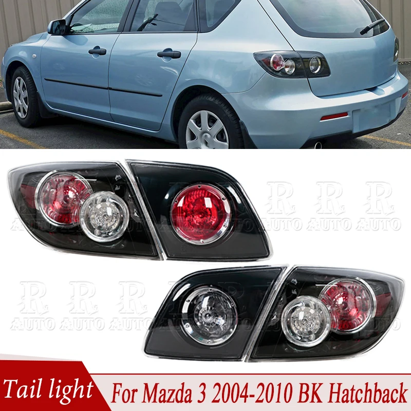 Tail Light Assembly For Mazda 3 BK Hatchback 2004-2010 Rear Turn Signal Light Brake Lamp Car Accessories 216-1984L-UQ 216-1984R