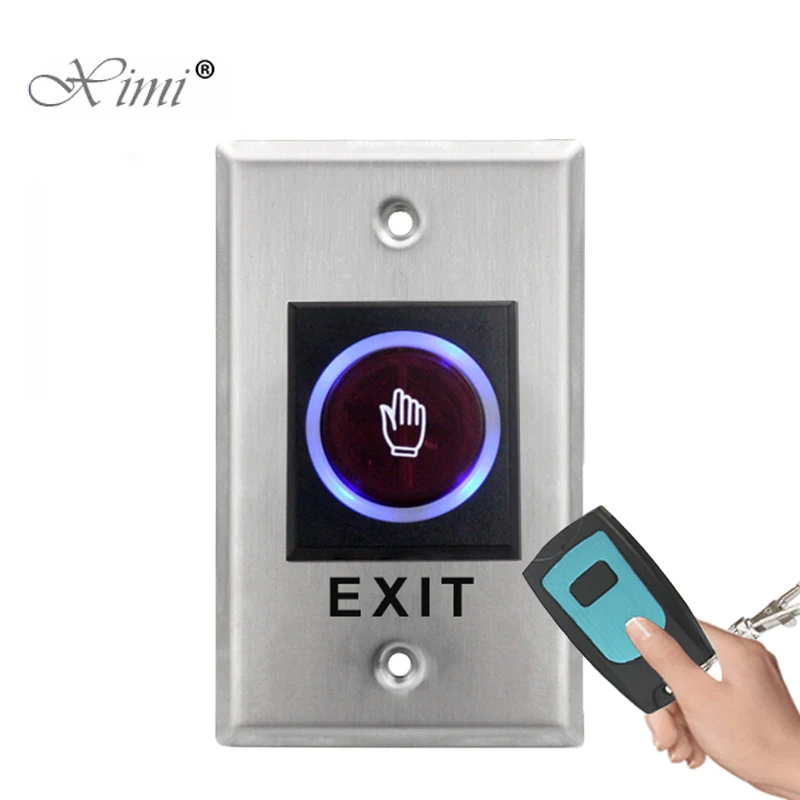 Touchless Switch IR Sensor Push Buttons No Touch Infrared Door Exit Release  Button