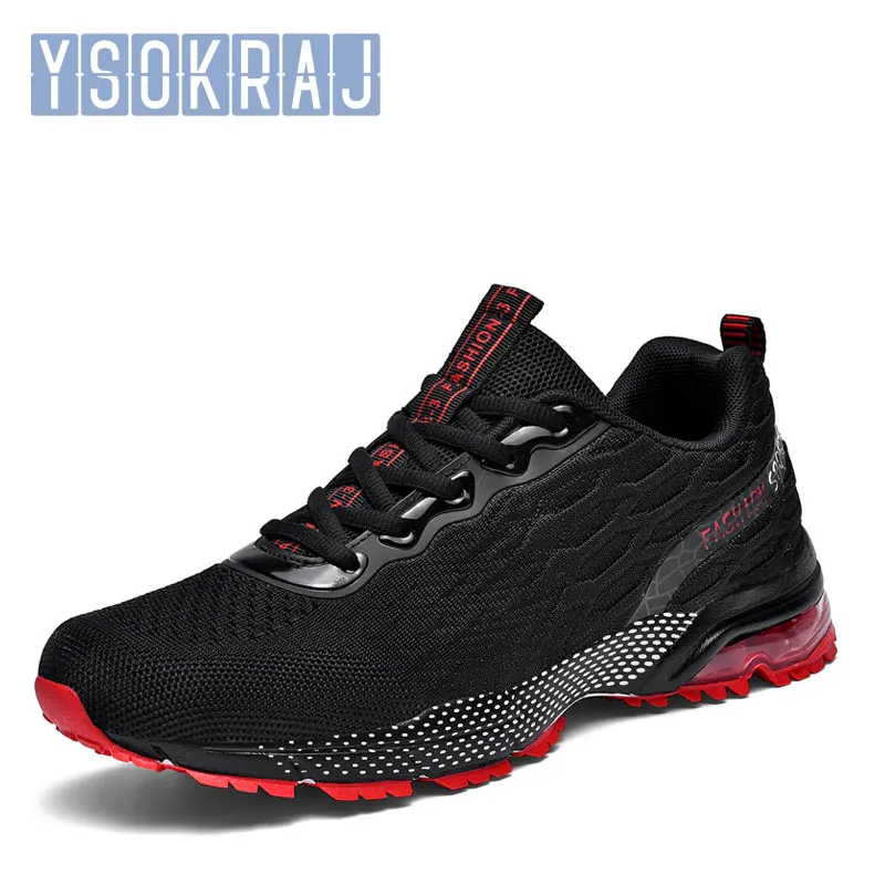 

Brand Air Cushion Running Shoes Men Breathable Mesh Sports Tennis Mesh Light Soft Bottom Fashion Shoes Zapatillas Hombre Male