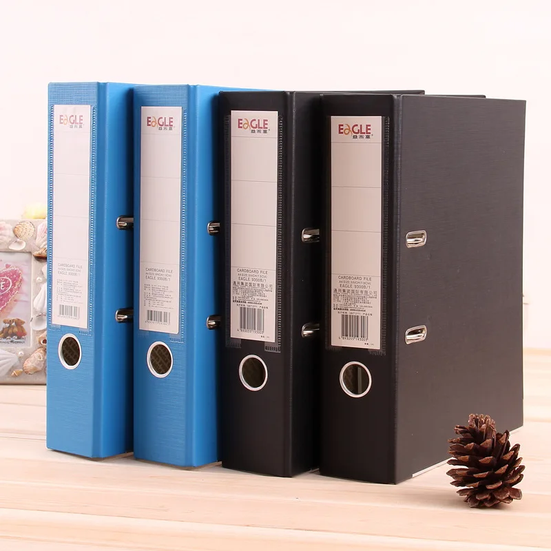 A4 3 inch folder folder perforated 2 hole binder 9300 B 1 black file organizer binder