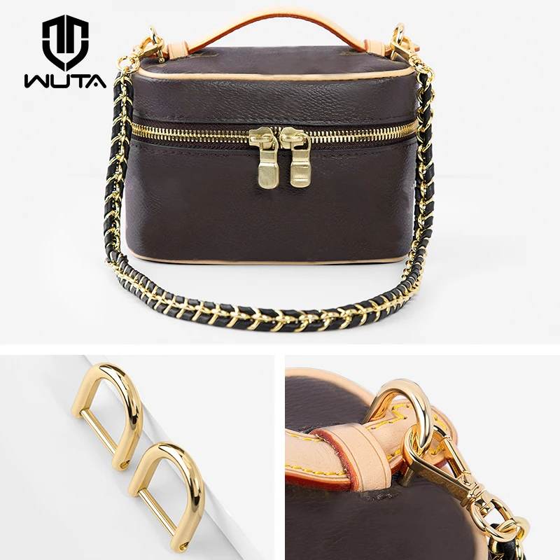 CRAZYSMITH 2pcs Detachable D Buckle Bag Straps Hardware Bag Accessories Zine Alloy Opening D Buckle Inner Diameter 13mm