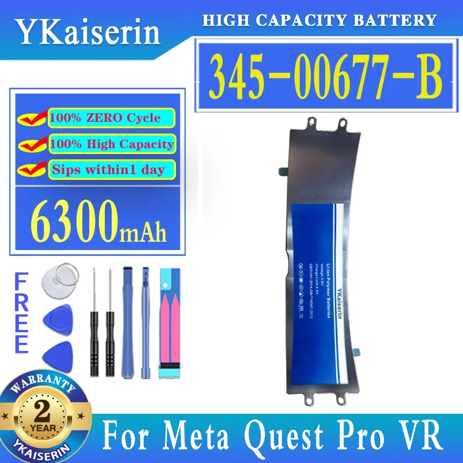 Batteria Di Ricambio Ykaiserin 6300Mah Per Meta Quest Pro Muslimvr