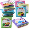 Baby Books Cloth Useful Early Education Cartoon Pictures Durable Flexible Tear-resistant Books Cognitive Sensory Kids Toddlers 2
