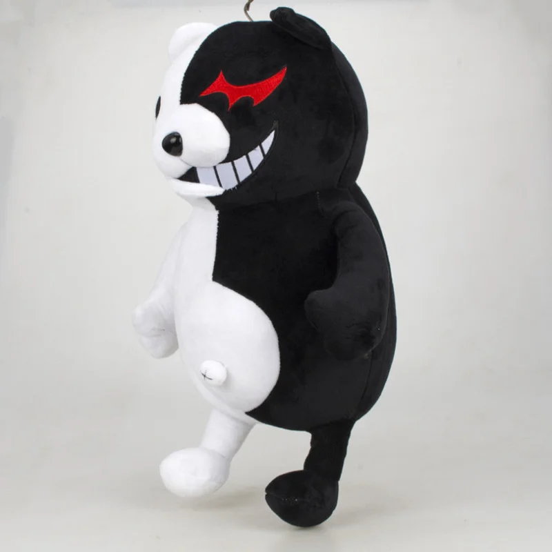 Dangan Ronpa Monokuma Black & White Bear Plush Toy Soft Stuffed Animal Anime Dolls Birthday Gift for Children
