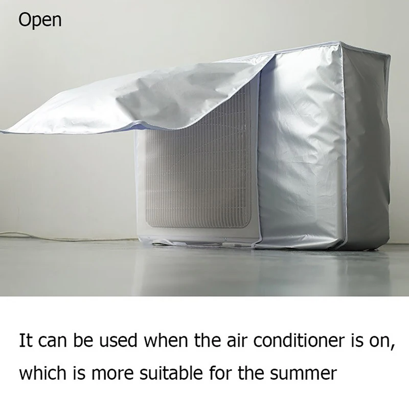Housse de Protection extérieure Anti-soleil pour climatiseur, accessoires  désodorisants pour fournitures d'extérieur - AliExpress