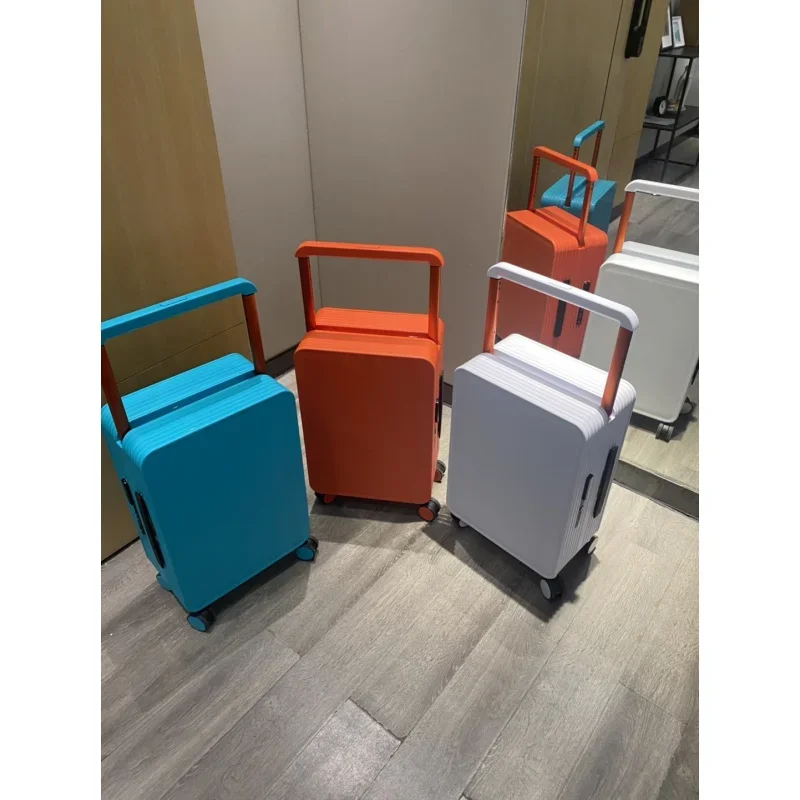 Fashion Width Draw Bar Travel Luggage Universal Wheel Light Luxury Boarding Bag Good looking Trolley Suitcase