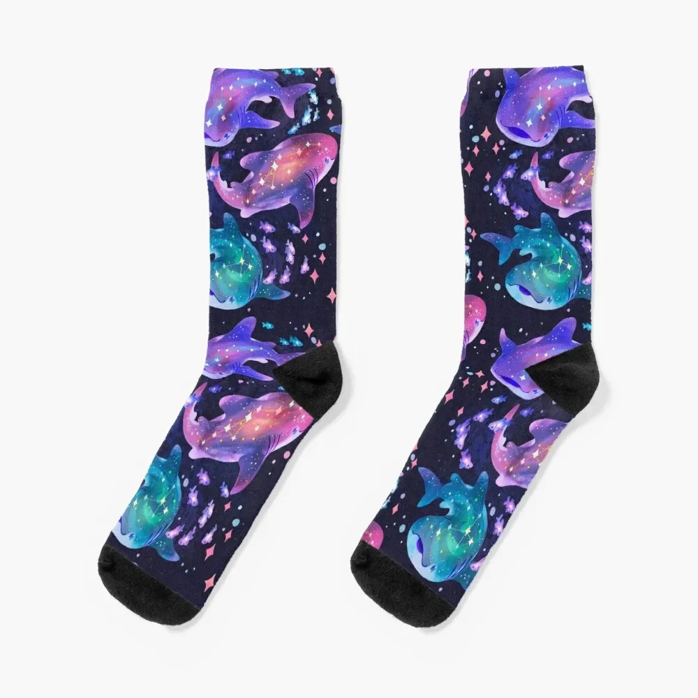 

Cosmic Whale Shark Socks christmas gifts short designer brand Women's Socks Men's