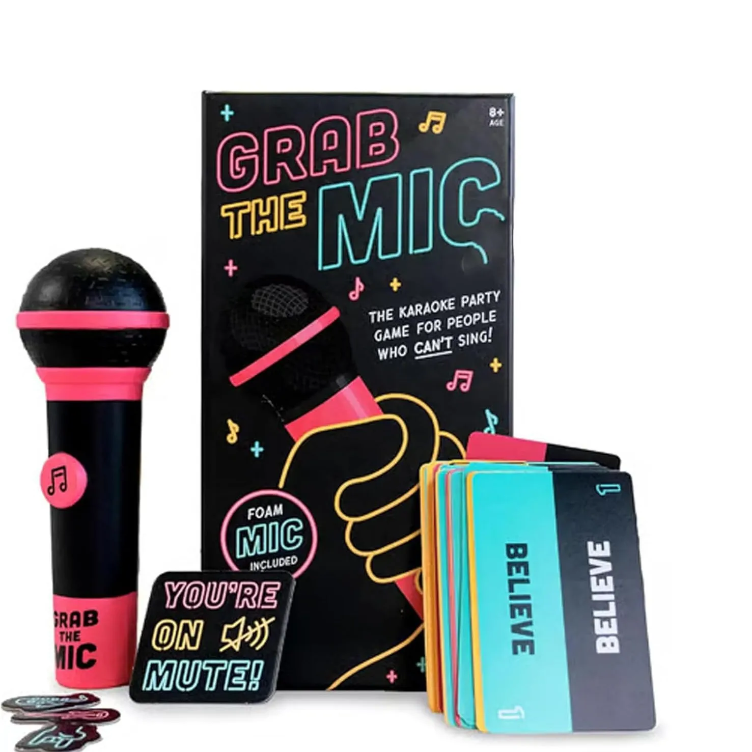 Lucky Egg Exciting Grab The Mic The Family Karaoke Game Multiplayer Players Board Game For Bad Singers Lyric Cards
