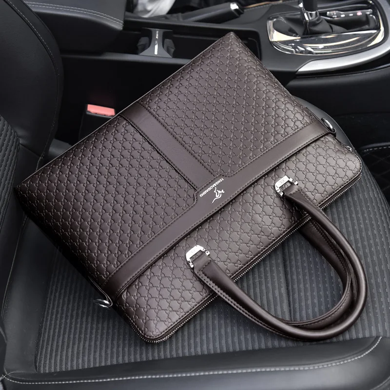 Sac à Dos de Luxe en Cuir pour Homme d'Affaires, Grande Capacité, Voyage,  Décontracté, Étudiant, École, Étanche, pour Ordinateur Portable - AliExpress