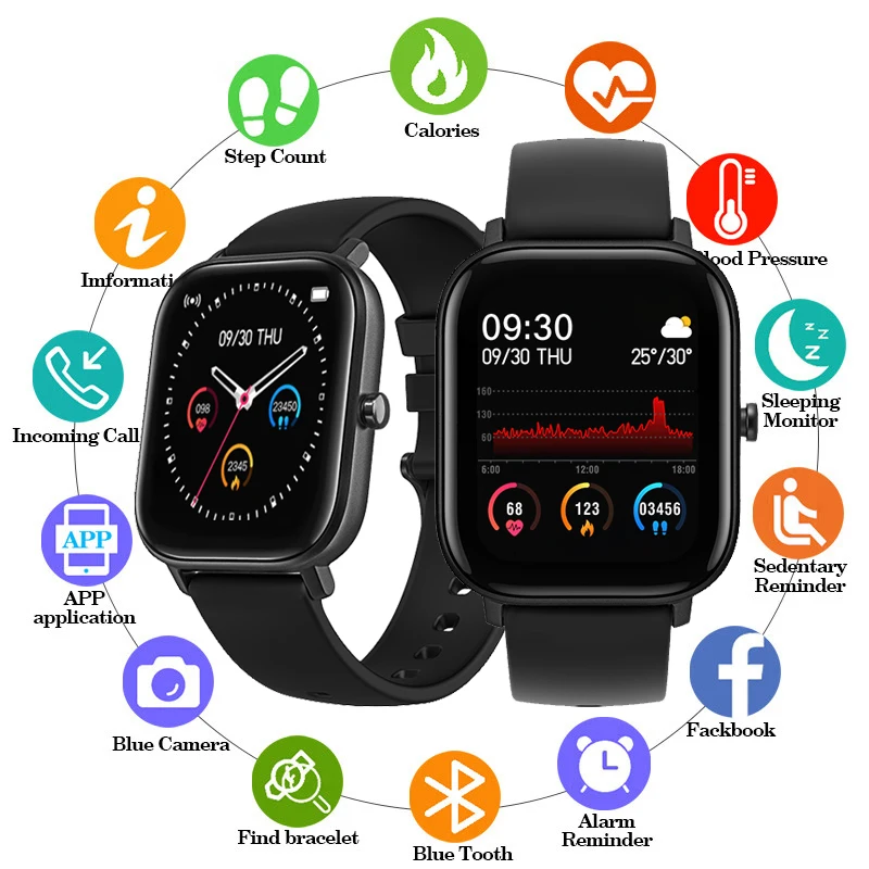 

2023NEW Digital Bluetooth Smart Watch For Men Women Business Wristwatch Dial Call Fitness Bracelet Healty Smartwatch Clock Gifts