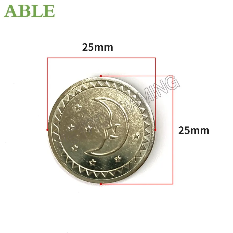 200Pcs Arcade Game Gettone Moneta Gettoni In Acciaio Inox Gettoni Personalizzati Per Arcade Mame Jamma Amusement Cabinet Distributori Automatici