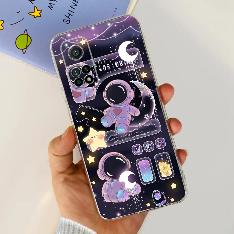 Fashion Marble Transparent Silicone Phone Case with Soft Bumper