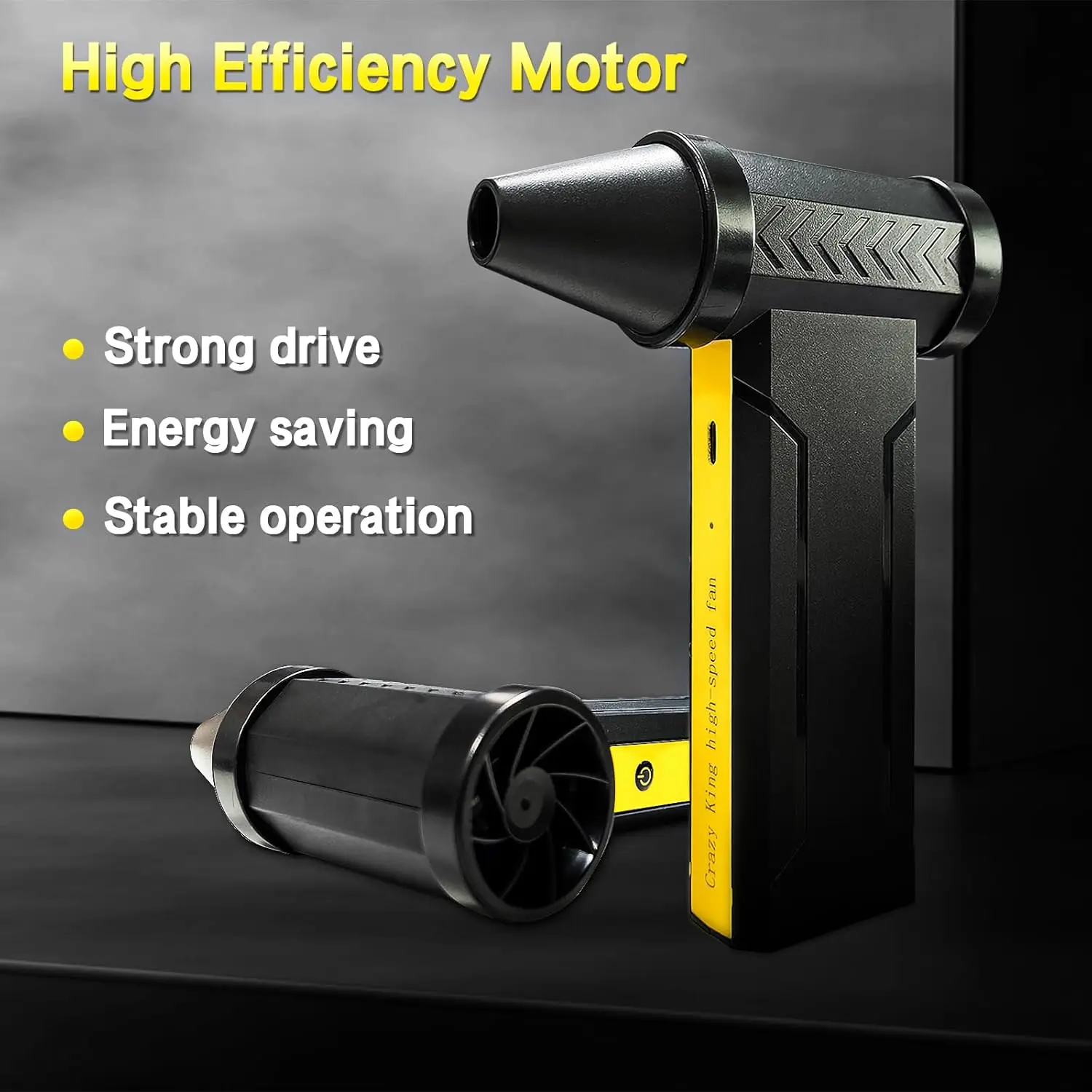 Super 160000RPM big wind 60M/S Mini Turbo Jet Fan 10000MAH Handheld Brushless Motor Generation Blower industrial Duct Fan HOME 5
